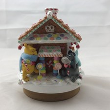 Winnie The Pooh Christmas Gingerbread House Candle Topper Holiday Disney Tigger