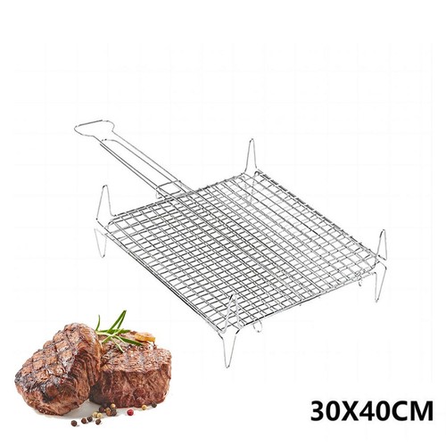 Grille double acier chromé - grille,