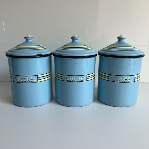 Lot pots émaillés bleu - de, 3