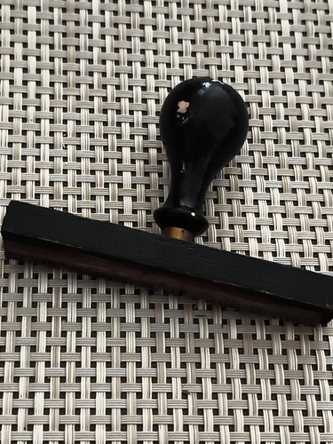 Tampon ancien bureau - , noir