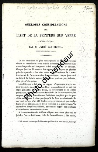 Histoire vitrail 1867 - histoire, vitrail: