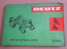 Deutz Tractor D50S + D55 Spare