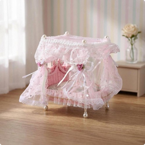 Lit baldaquin pour maison - lit,