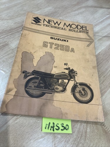 Suzuki gt250a note - note, bulletin