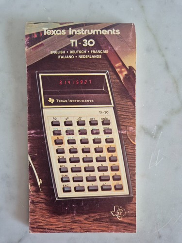 Notice ancienne calculatrice