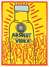 ABSOLUT VODKA Rzil - POSTER HQ 50x70cm d&#039;une AFFICHE VINTAGE