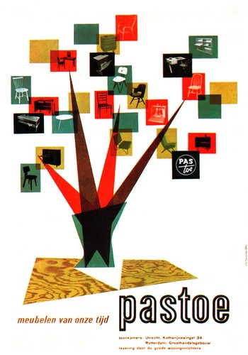 Pastoe mid century modern art - mid-century,