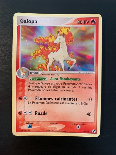 Carte pokémon galopa 13 112 - carte,