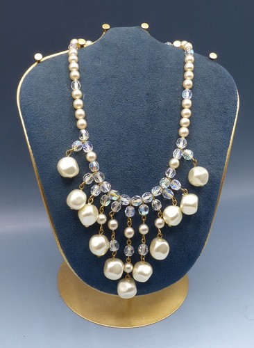 Ancien collier perles verre - ancien, en