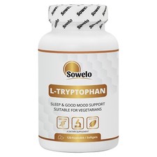 L-Tryptophane 500mg – Vege Caps – Sommeil, Humeur & Anti-Stress – Sowelo
