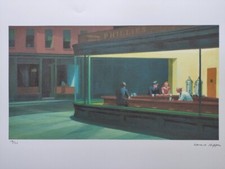 Signé Edward Hopper -