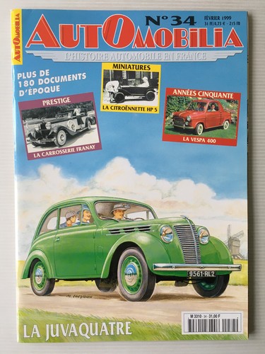 Revue automobilia n 34 - ,