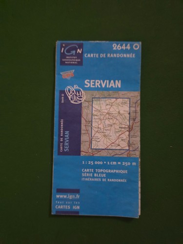 Carte ign 2644o servian série - ign,