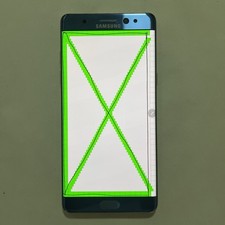 Bad LCD Touch Screen With Frame For Samsung Galaxy Fe SM-N930 N935 Fe Blue