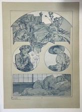 ESTAMPE ANCIENNE FIGURES