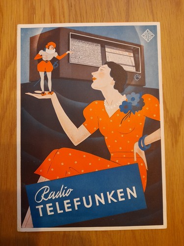 Publicité feuillet telefunken - publicité,