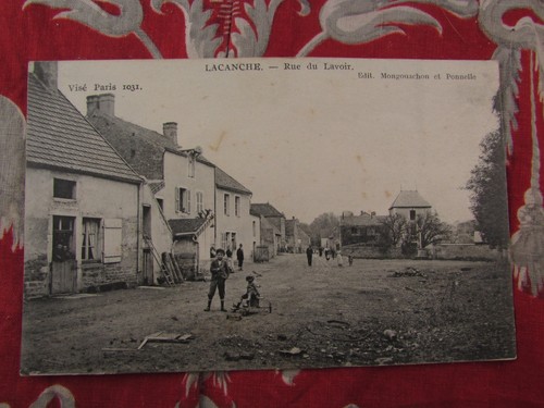 Cpa lacanche rue du - ,