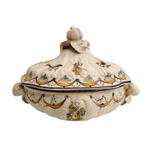 Grande Soupière En Faïence