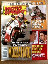 MOTOSPRINT n�47 1997 Debutto Valentino Rossi in 250 - Yamaha YZF 1000 R1   [P59]