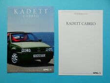 Brochure / catalogue / brochure - Opel Kadett convertible / convertible / GSi - 07/90