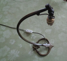 pied de lampe bronze art