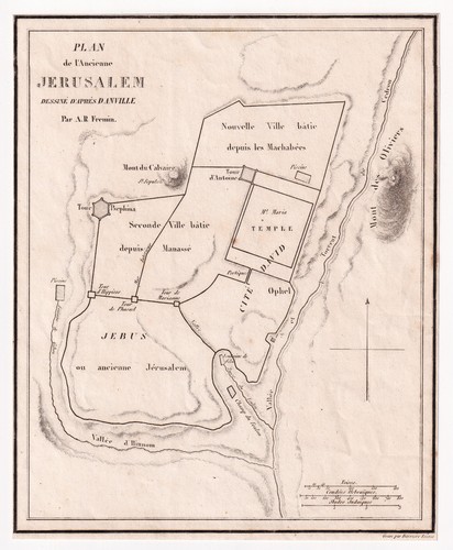 Plan jérusalem temple - plan, de