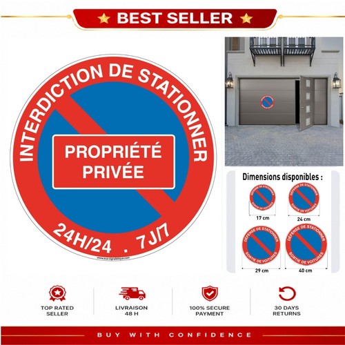 Panneau signalisation pvc - de,