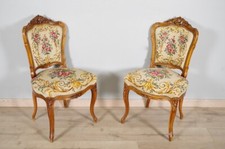 Paire de chaises style Louis XV