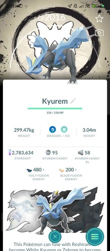 Kyurem road legend non - legend,