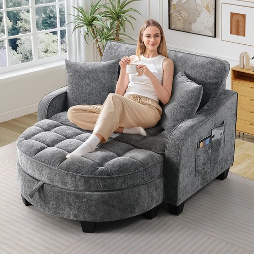 Oversized chair and half - oversized,