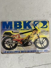 mbk magnum racing Plaque
