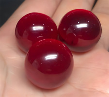 Top Quality Round Bead Pigeon Blood Red Corundum Ruby Lab-Created AAAA+Loose Gem