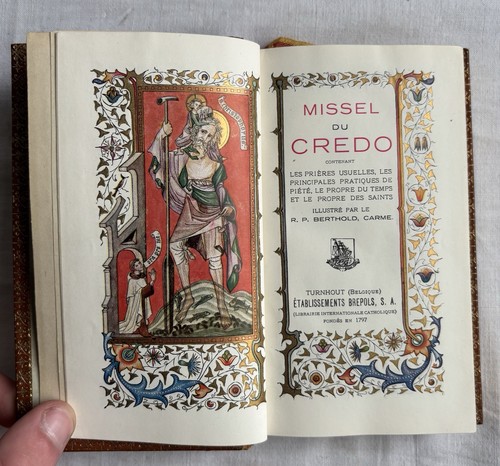 Rare livre heures ancien - livre, d'heures