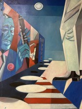 Joseph Zanni HST Peinture Peintre Corse Vintage Art Moderne Contemporain Design