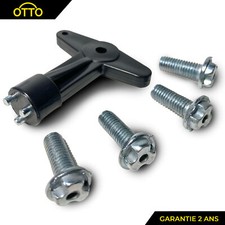 Clé Enjoliveur Jante Roue + 4