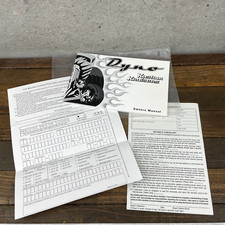 Vintage Dyno Kustom Kruiser Cruiser Owners Manual 1999 1990s  Inserts Paperwork