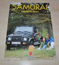 1997 Suzuki Samurai Accessories Zubehor Brochure Prospekt DE