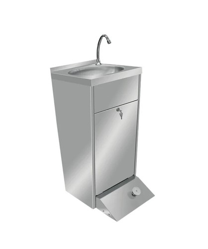 Lave main inox monté - inox, sur