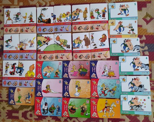 Lot telecartes puzzle - 30,