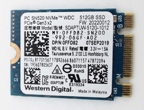 Lot disque ssd 512 - disque, m.2