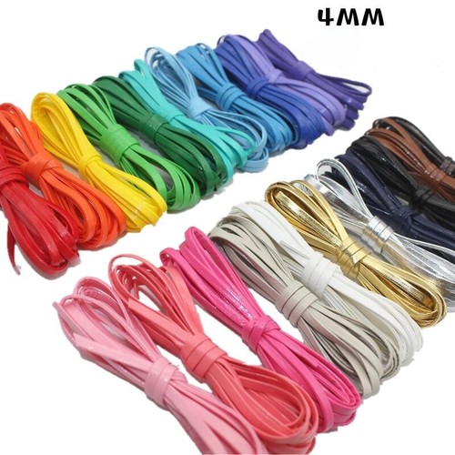 Cordon faux cuir - 4, mm