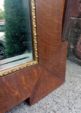 Important miroir plaqué