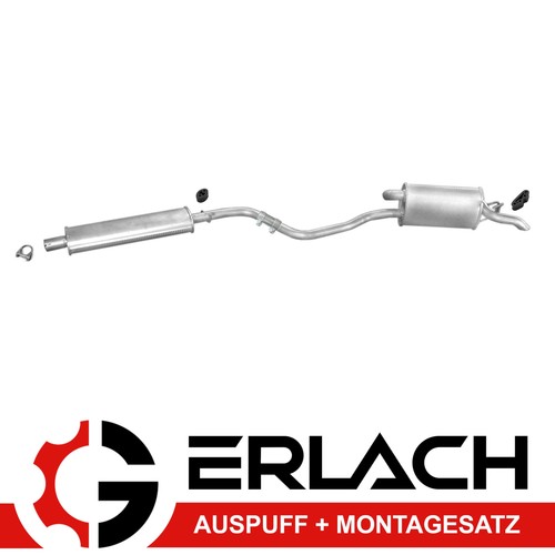 Pot échappement pour fiat - d'échappement,
