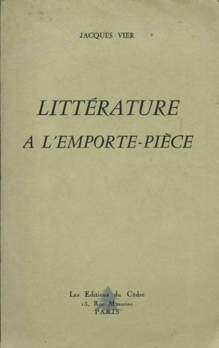 Littérature - , à