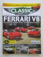 CLASSIC & sports car N° 33 /Morgan 4 cyl/Ferrari V8/Jaguar type E/Amphicar
