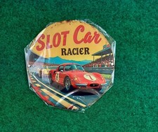Plaque métallique décorative "Slot Car "