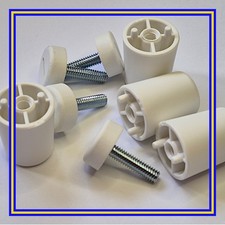 152741 x4, 153311 x4 IKEA Plastic Adjustible Feet (Small) in White