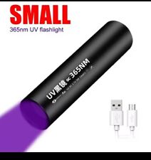 Mini Lampe de poche UV Ultra Violet LED Blacklight 365 nM 3W Lampe Torche Led