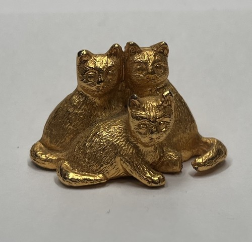 Figurine vintage 3 chats - 🐱,