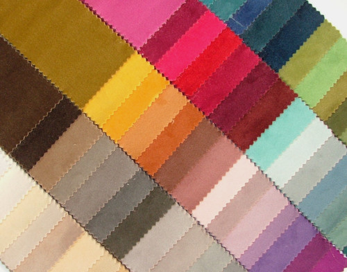 Tissu ameublement velours - d'ameublement, en